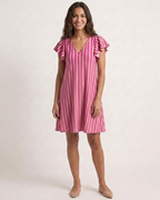 Vestido Caprari Rayas - Vista del vestido plano