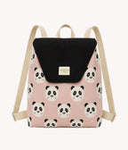 Mochila Petit Panda Rosa vista frontal sobre fondo blanco
