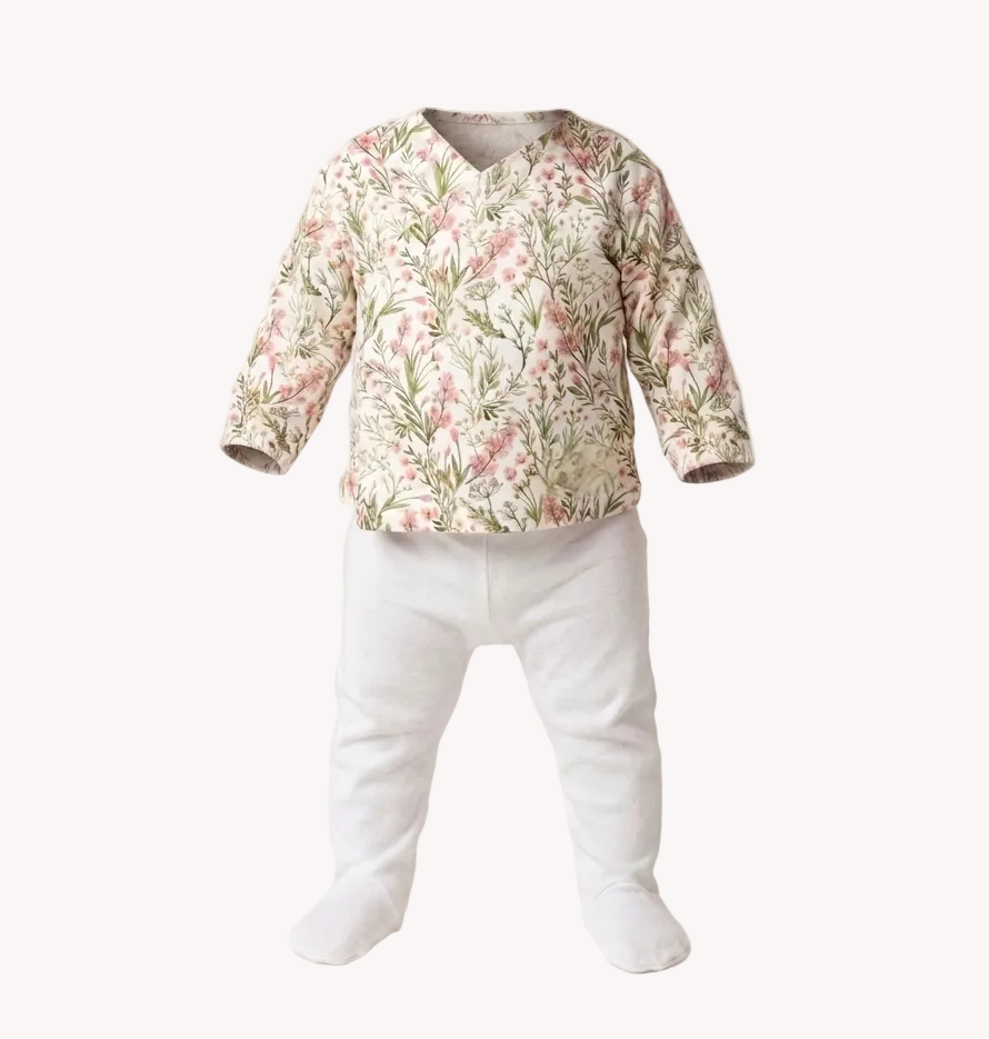 Conjunto Bebé Floral Silvestre