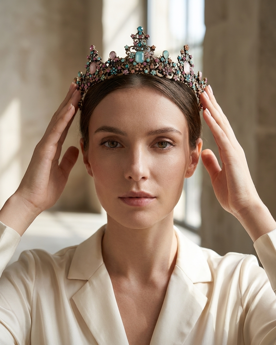 Tiara Princesse pour mariée – Accessoire nuptial élégant