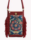 Bandolera Nara Carmesí