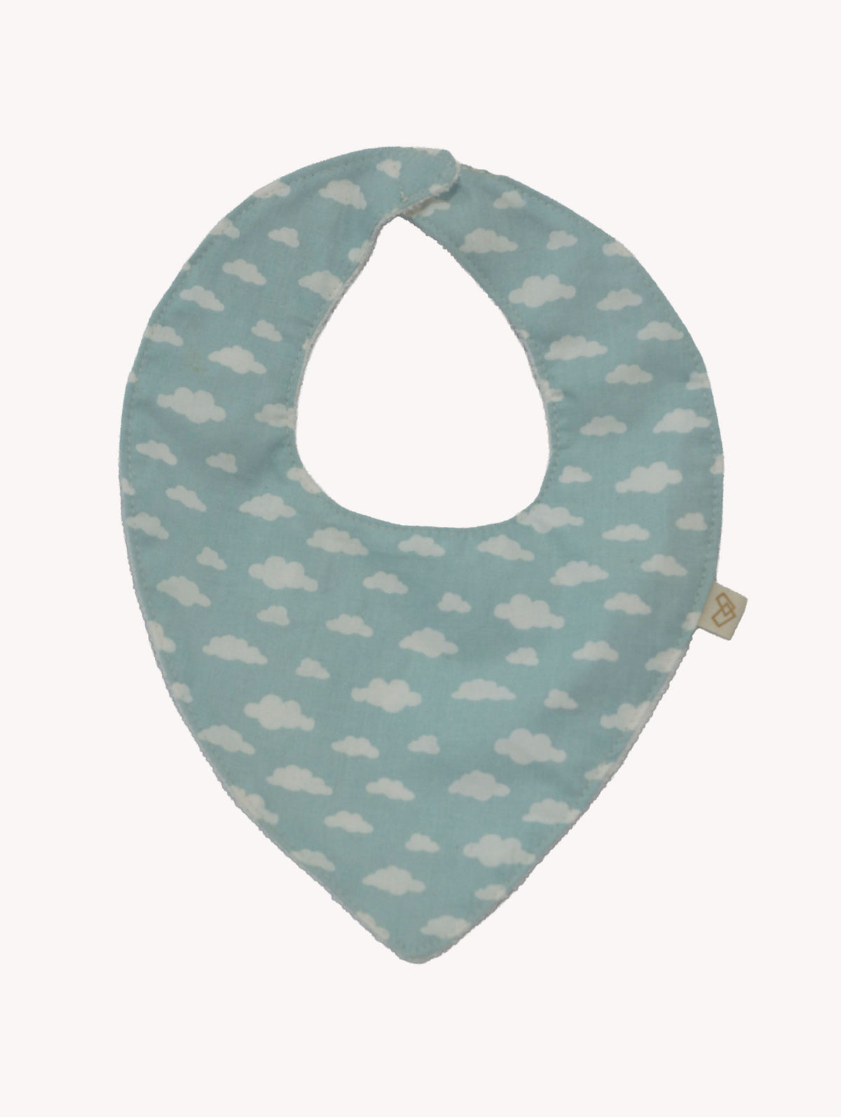 Babero Bandana Nubes Azul Yvicor Collection