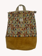 Mochila Tapiz Geométrico Camel Yvicor Collection - Atelier Yvicor