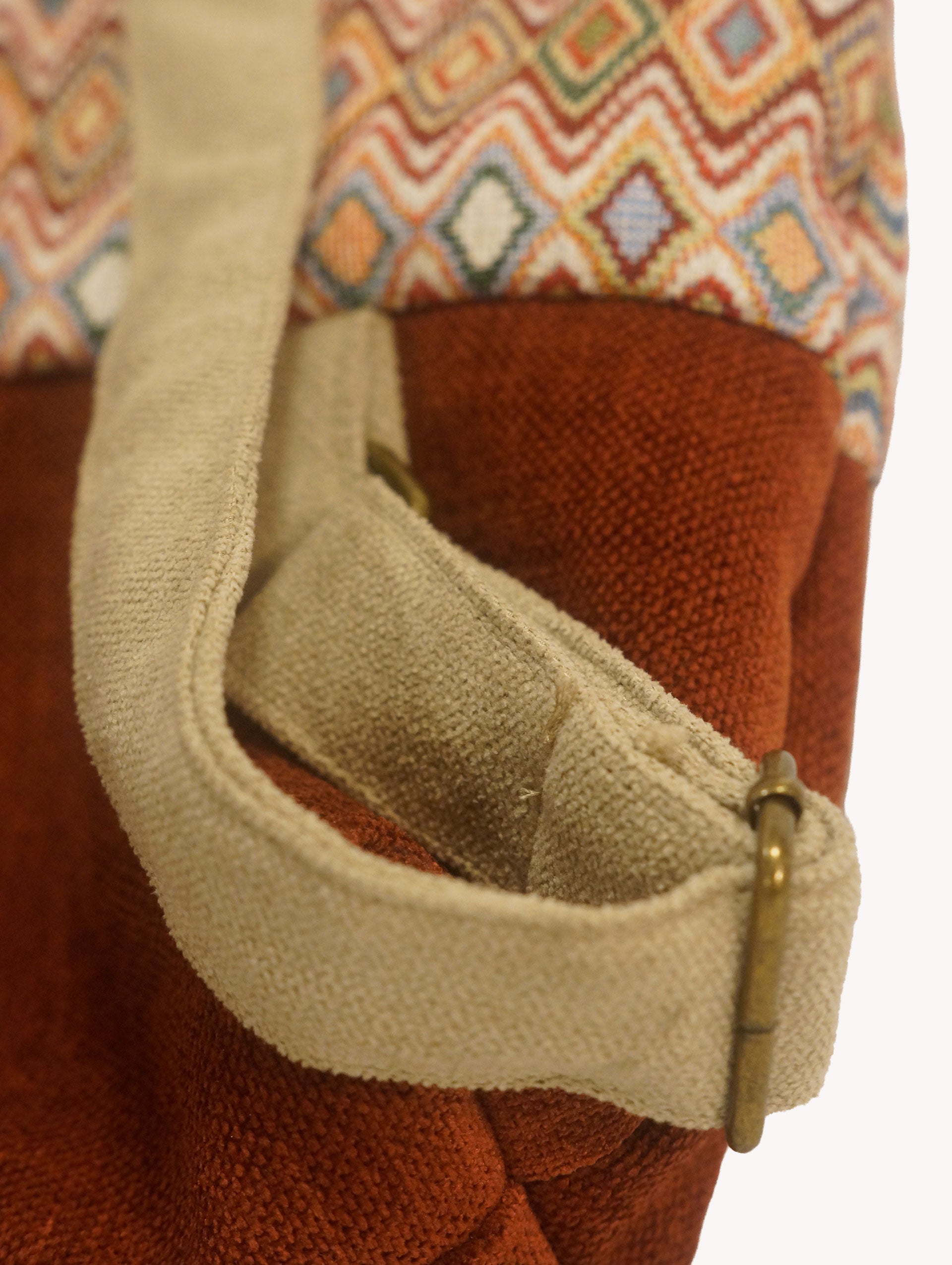 Mochila Tapiz Zigzag Terracota Yvicor Collection - Atelier Yvicor
