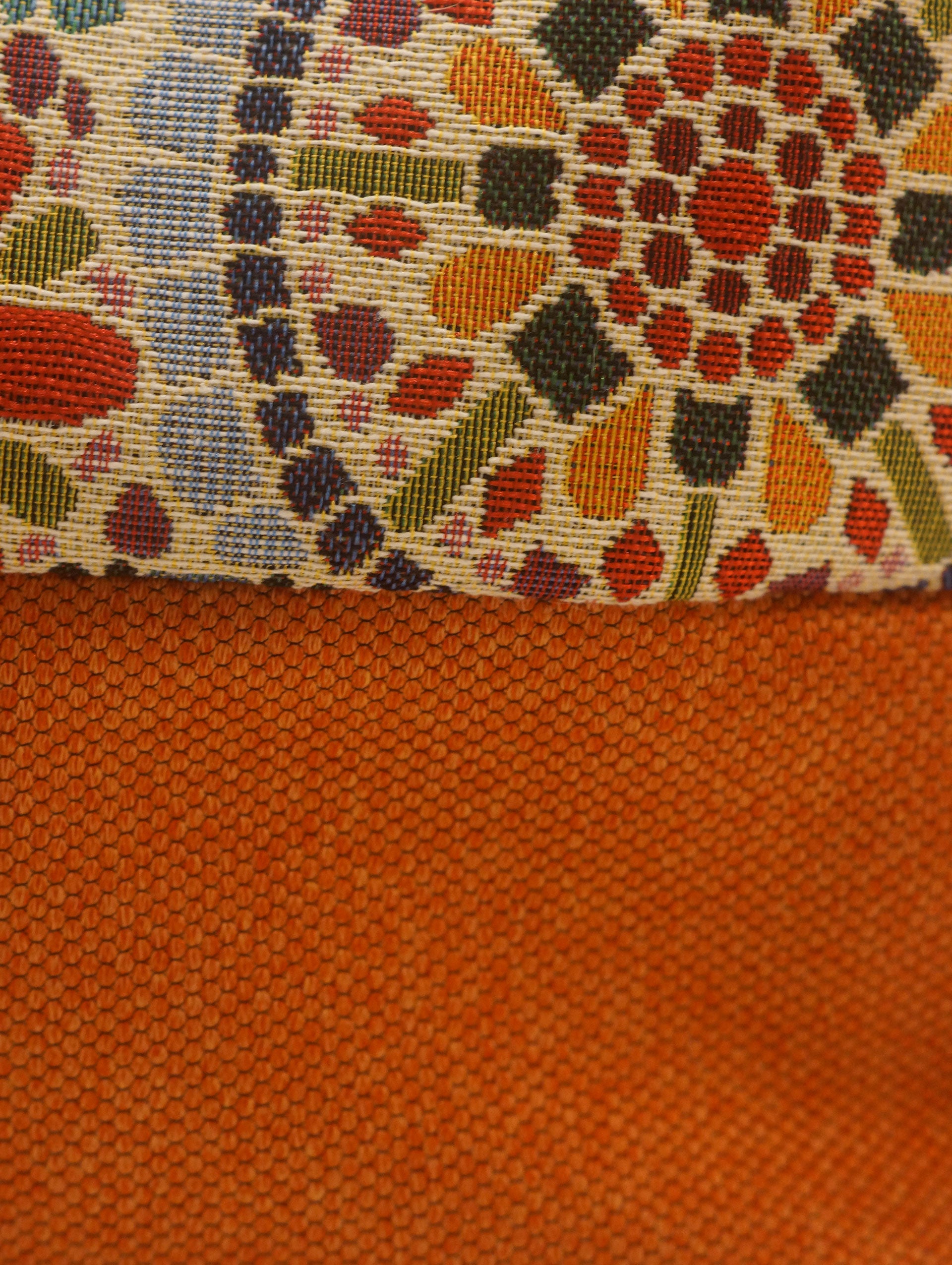Mochila Tapiz Mosaico Mandala Naranja Yvicor Collection - Atelier Yvicor