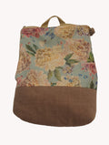 Mochila Floral Peonías Azul Celeste Yvicor Collection - Atelier Yvicor
