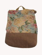 Mochila Floral Peonías Azul Celeste Yvicor Collection - Atelier Yvicor