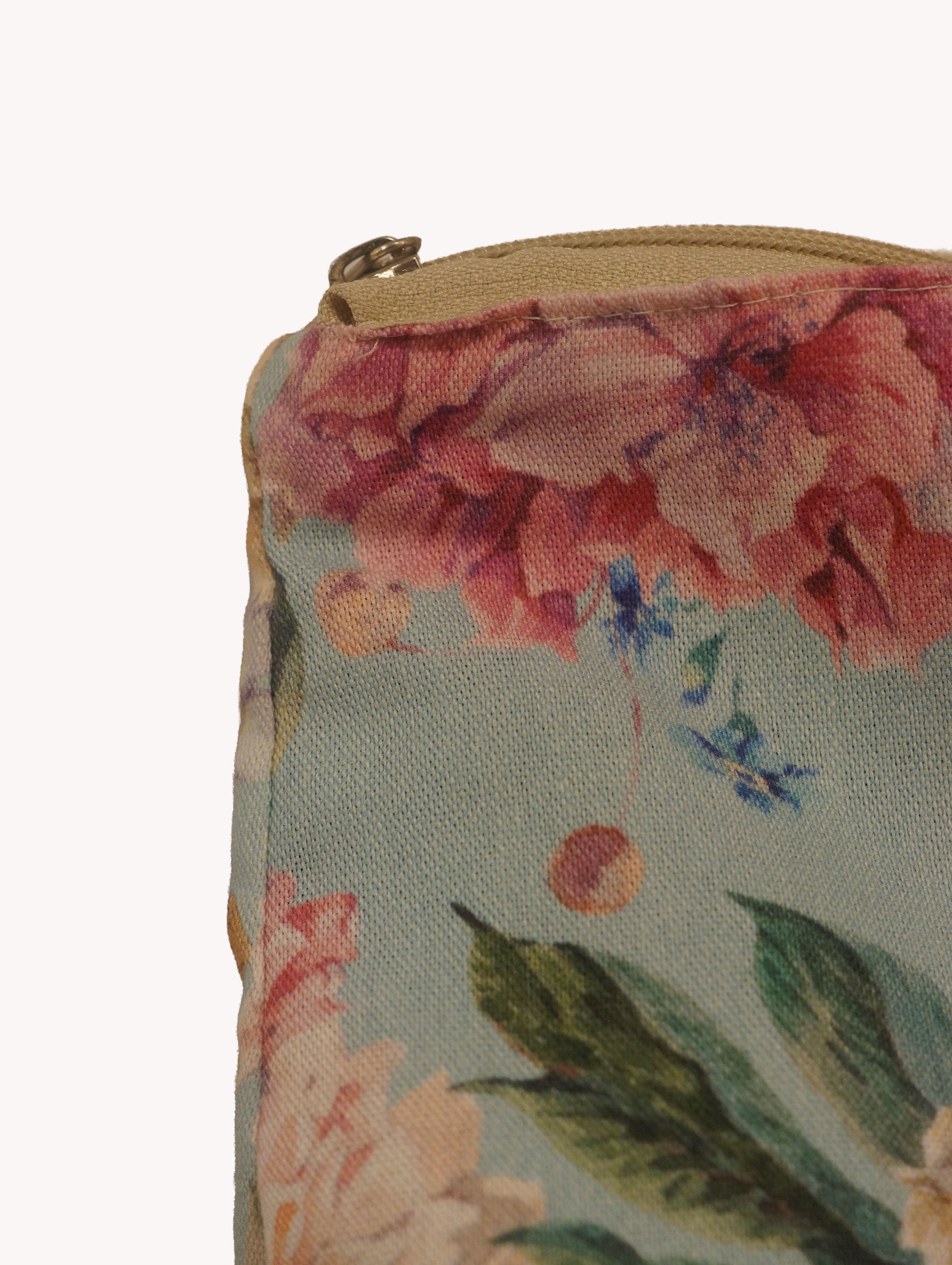 Mochila Floral Peonías Azul Celeste Yvicor Collection - Atelier Yvicor