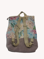 Mochila Floral Peonías Azul Celeste Yvicor Collection - Atelier Yvicor