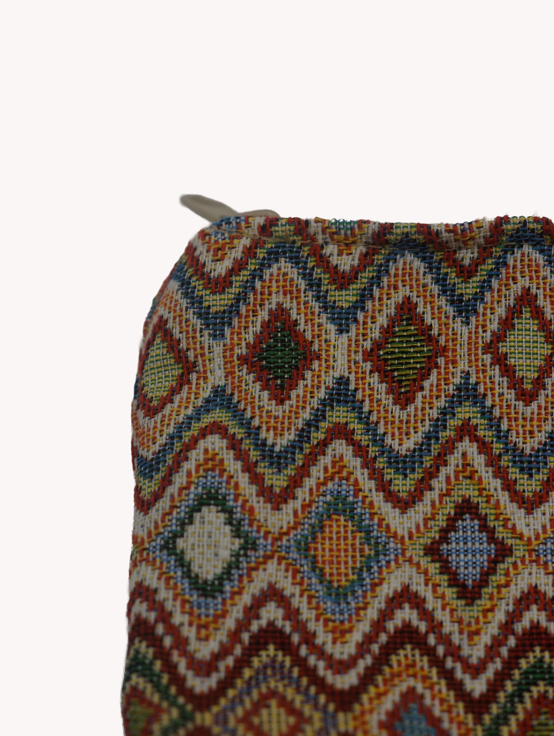 Mochila Tapiz Zigzag Diamantes Verde Kaki Yvicor Collection - Atelier Yvicor