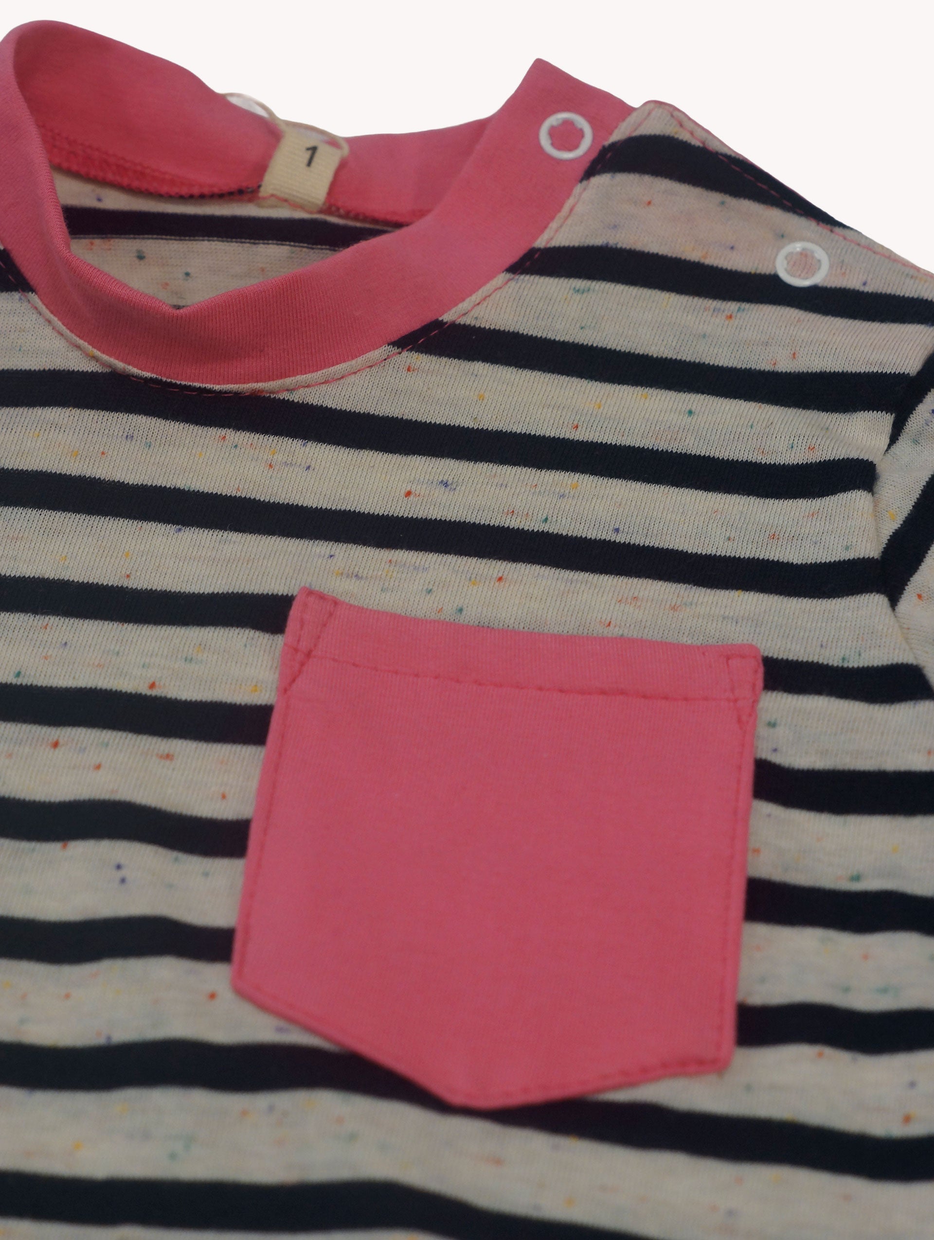Conjunto Bebé Marinero Rayas Rosa Yvicor Collection - Atelier Yvicor