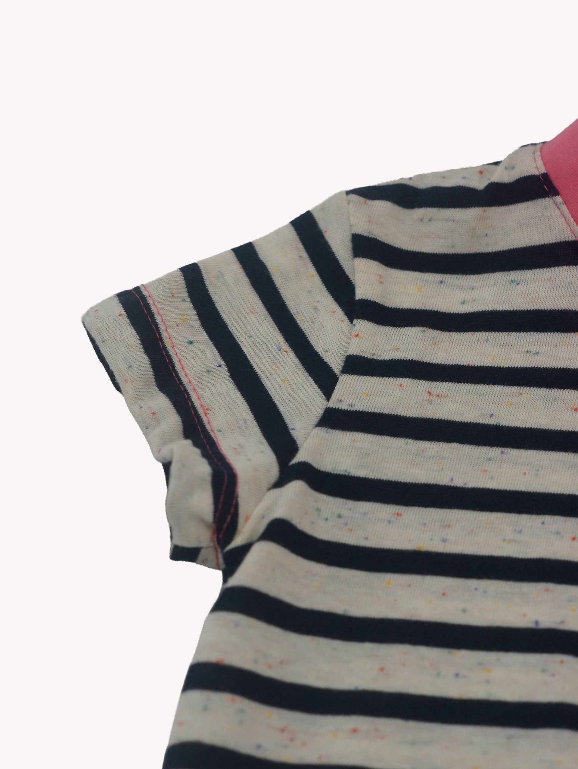 Conjunto Bebé Marinero Rayas Rosa Yvicor Collection - Atelier Yvicor