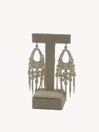 Pendientes Bisutería Chandelier Perla Crema Yvicor Collection - Atelier Yvicor