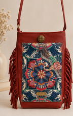 Bandolera Nara Carmesí