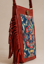 Bandolera Nara Carmesí