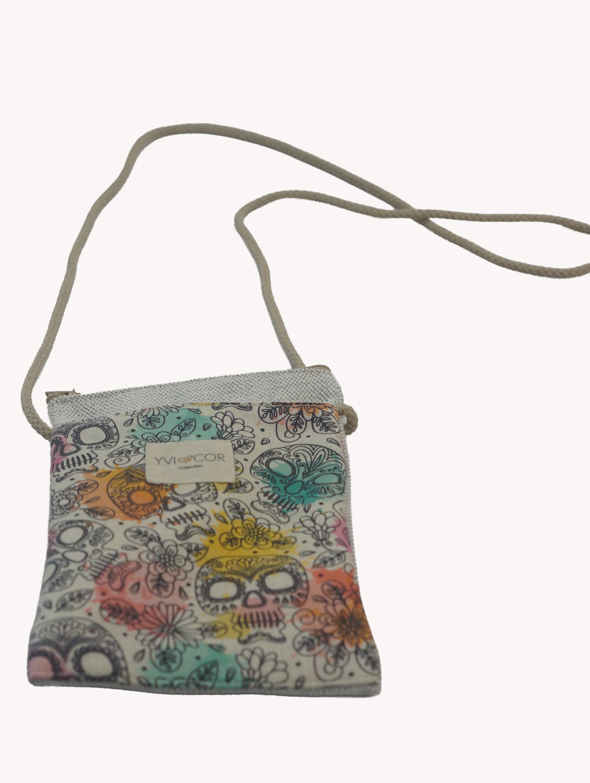 Portamóvil bandolera calaveras Yvicor Collection - Atelier Yvicor