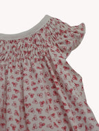 Conjunto Bebé Vestido y Bombacha Floral Hortensias Rosa - Atelier Yvicor
