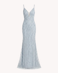 Vestido de Gala Eternidad Azul con Pedrería