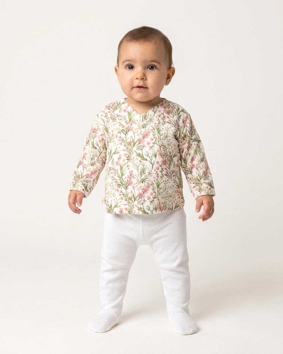 Conjunto Bebé Floral Silvestre