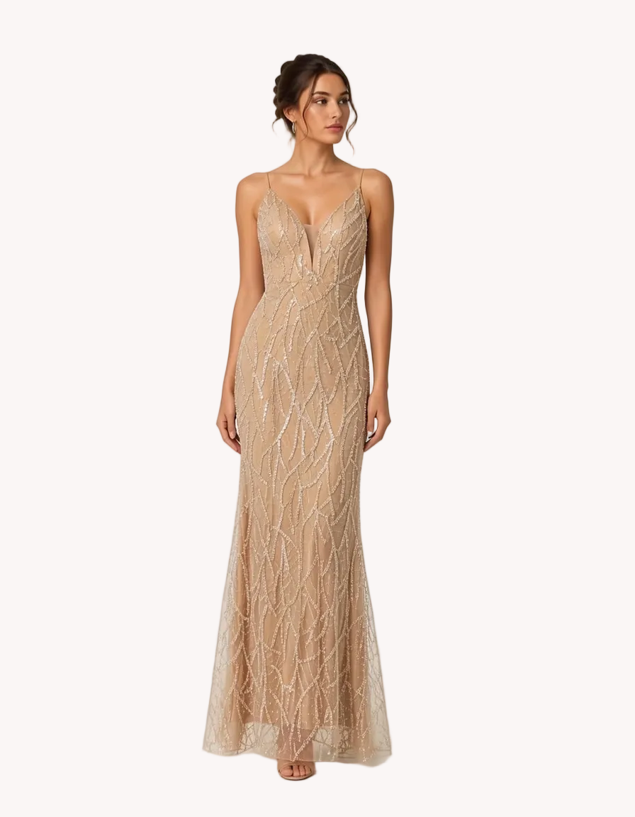 Vestido de Gala Eternidad con Pedrería